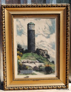 Obraz - akwarela , rycina - Latarnia  - Nr 267