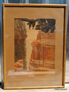 Obraz - akwarela , rycina - Helgoland - Nr 280