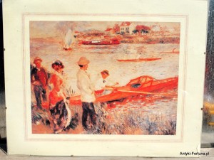 Obraz, akwarela ,rycina- W łódce - Nr 1-57  
