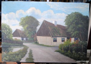 Obraz na płótnie- Wioska - Nr 39/A