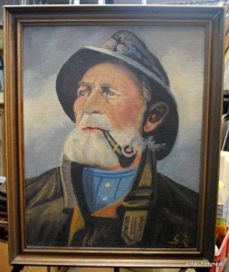 Obraz na płótnie  - Portret rybaka - Nr 57/A