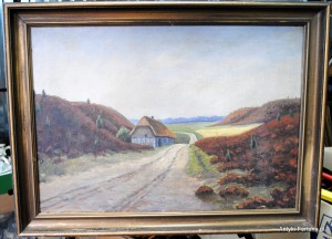 Obraz na płótnie  - Dom na pustkowiu - Nr 2/B