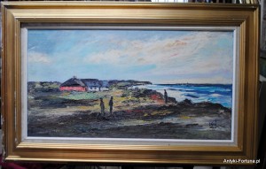 Obraz na płótnie- Spacer po plaży - Nr 63/B