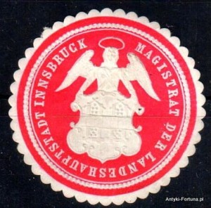 Winieta, siegielmarke , zalepka -  Innsbruck - Nr 104/a