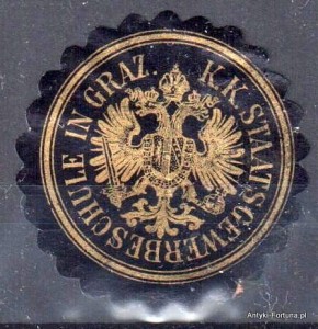 Winieta, siegielmarke , zalepka - Graz - Nr 122/a