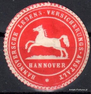 Winieta, siegielmarke , zalepka -Hannover -- ubezp. -  Nr 234/a