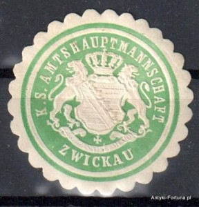 Winieta, siegielmarke , zalepka  -  Zwickau - Nr 469/a
