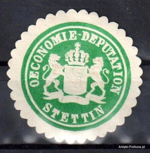 Winieta, siegielmarke , zalepka - Stettin - Szczecin - Pl 28