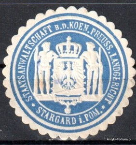 Winieta, siegielmarke , zalepka - Stargard Pom. - Stargard - Pl 39