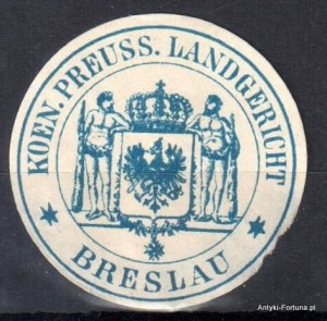 Winieta, siegielmarke , zalepka  - Breslau - Wrocław - Pl 76