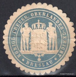 Winieta, siegielmarke , zalepka  - Breslau - Wrocław - Pl 77