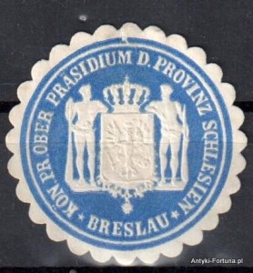 Winieta, siegielmarke , zalepka - Breslau - Wrocław - Pl 84