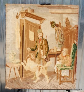 Obraz wyszywany - Myśliwy - Nr 73/C