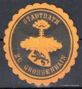  Winieta, siegielmarke  - Grossenhain - Nr 716/A