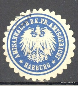  Winieta, siegielmarke  - Harburg - Nr 792/A