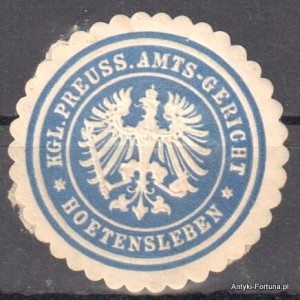  Winieta, siegielmarke  - Hoetensleben - Nr 797/A