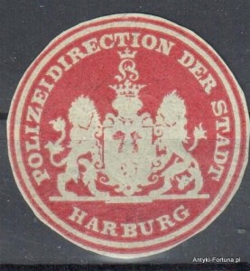  Winieta, siegielmarke  - Harburg - Nr 818/A