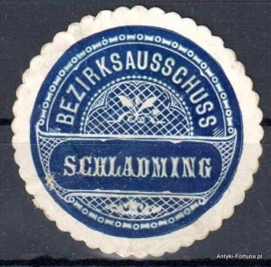 Winieta, siegielmarke , zalepka - Schladming - Nr 1177/A
