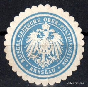 Winieta, siegielmarke , zalepka - Breslau - Wrocław - Pl 271 Poczta