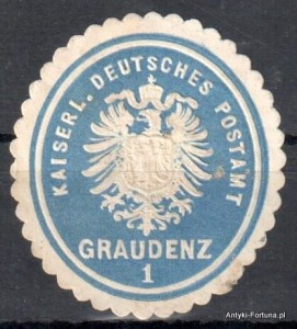 Winieta, siegielmarke , zalepka -  Graudenz - Grudziądz - Pl 425 Poczta