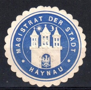 Winieta, siegielmarke , zalepka- Haynau - Chojnów - Pl 452