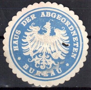  Winieta, siegielmarke  - Haus der Abgeordneten - Nr 142