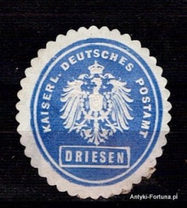 Winieta, siegielmarke - Driesen - Drezdenko - Pl 473