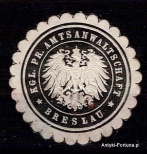 Winieta, siegielmarke - Breslau - Wrocław - Pl 474