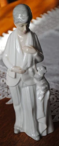 Figurka -  Kobieta z kotem - Valencia