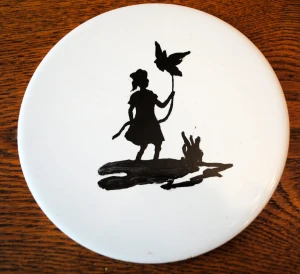 Porcelanowa płytka ozdobna Cień