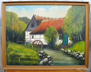 Obraz - Koło młyńskie Nr 30