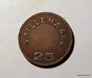 Spillemark 25 - Dania żeton Nr 11