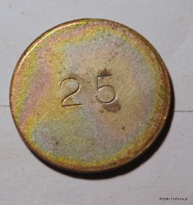 Żeton , marka 25 -- nr 13