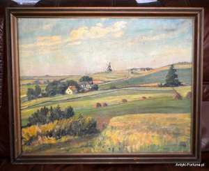 Obraz - Panorama z wiatrakiem  - Nr 203