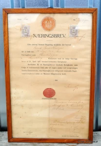 Dokument w ramce -Naringsbrev. 