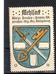 Herb Miasta - Mehlack - Pieniężno Nr 90