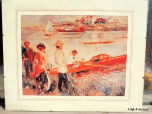 Obraz, akwarela ,rycina- W łódce - Nr 1-57  