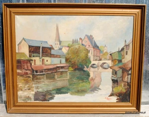 Obraz - Miasteczko - Nr 1-90   R.Helmer