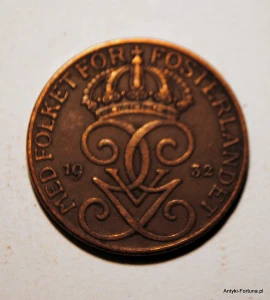 Szwecja, Gustaf V, 5 Öre, 1932 ore