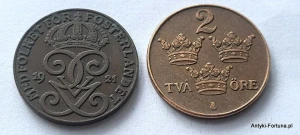2 ore  Szwecja  od 1921 r