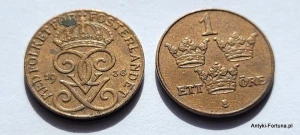 1 ore Szwecja od 1923 r