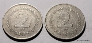 Węgry 2 forinty, 1952 i 1965