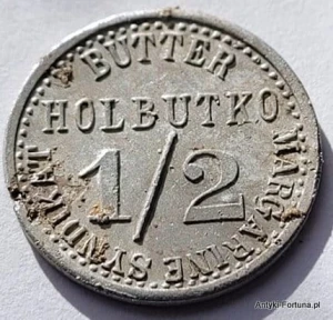 Żeton  Butter Holbutko 1/2 Margarine syndykat