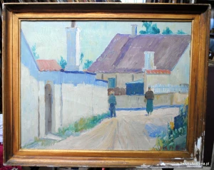 Obraz na płótnie  - Sąsiedzi - Nr 60/B
