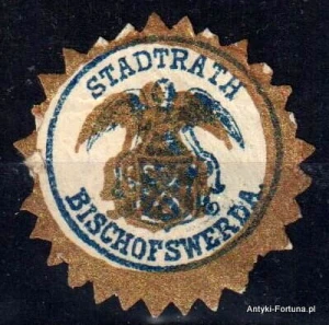 Winieta, siegielmarke - Bischofwerda - Nr 20/a 