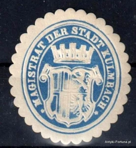 Winieta, siegielmarke - Magistrat der Stadt  Kulmbach - Nr 41/a