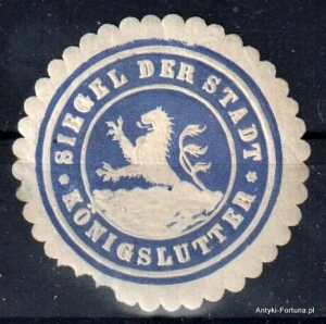 Winieta, siegielmarke - Siegel  der Stadt Konigslutter - Nr 42/a