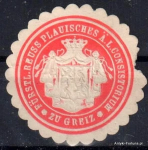 Winieta, siegielmarke -Greiz - Nr 56/a