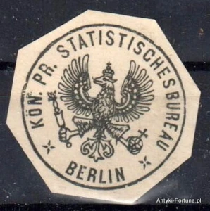 Winieta, siegielmarke - Berlin - Statistisches Burea - Nr 57/a
