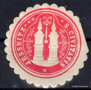 Winieta, siegielmarke - Jessnitz  - Nr 58/a